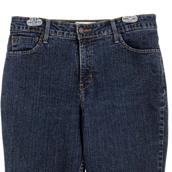 Levi’s Signature Jeans High Rise Boot Cut At Waist Blue Dark Wash 12 Long - Picture 3 of 6